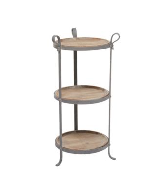 Iron Industrial Accent Table