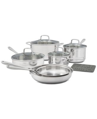 Stainless Steel 11-Pc. Cookware Set, Exclusively at Macy’s