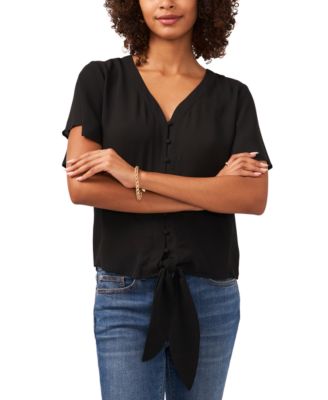 Vince Camuto - Tie-Waist Top