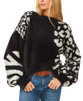 vince camuto eyelash knit sweater
