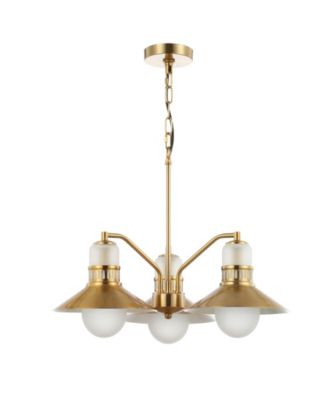 Colin 3-Light Adjustable Retro Hurricane LED Chandelier