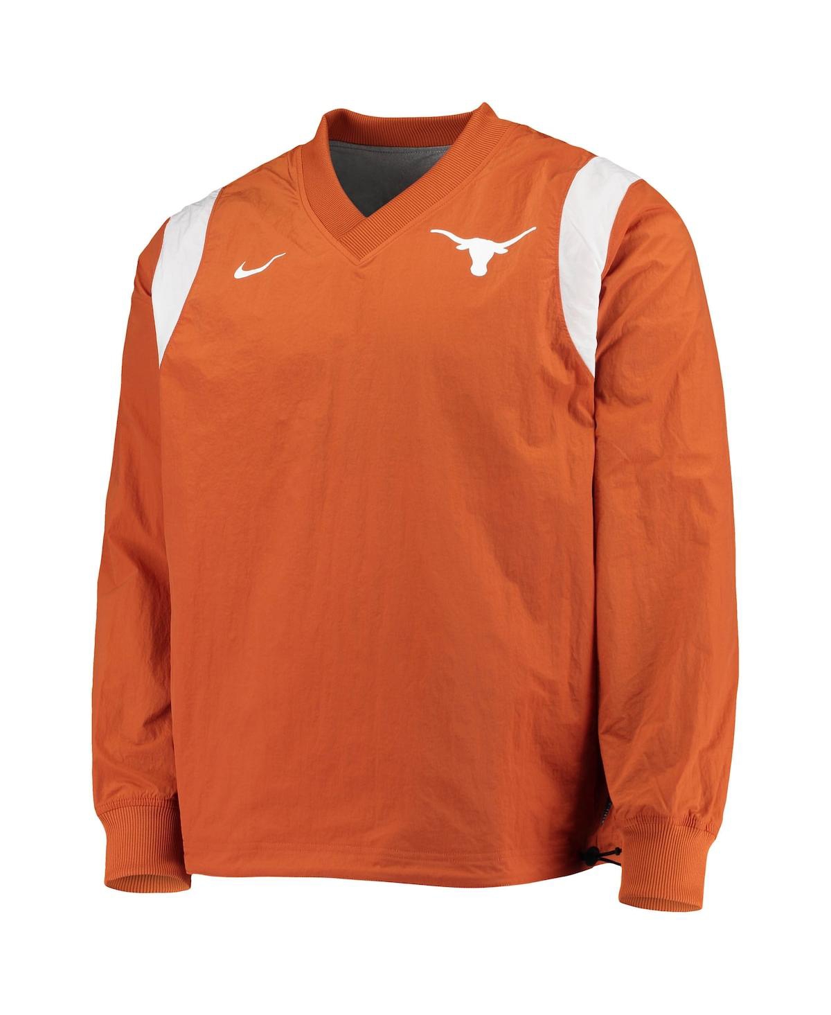 Men'sTexas Longhorns Rev Pullover Windbreaker Jacket - Texas Orange
