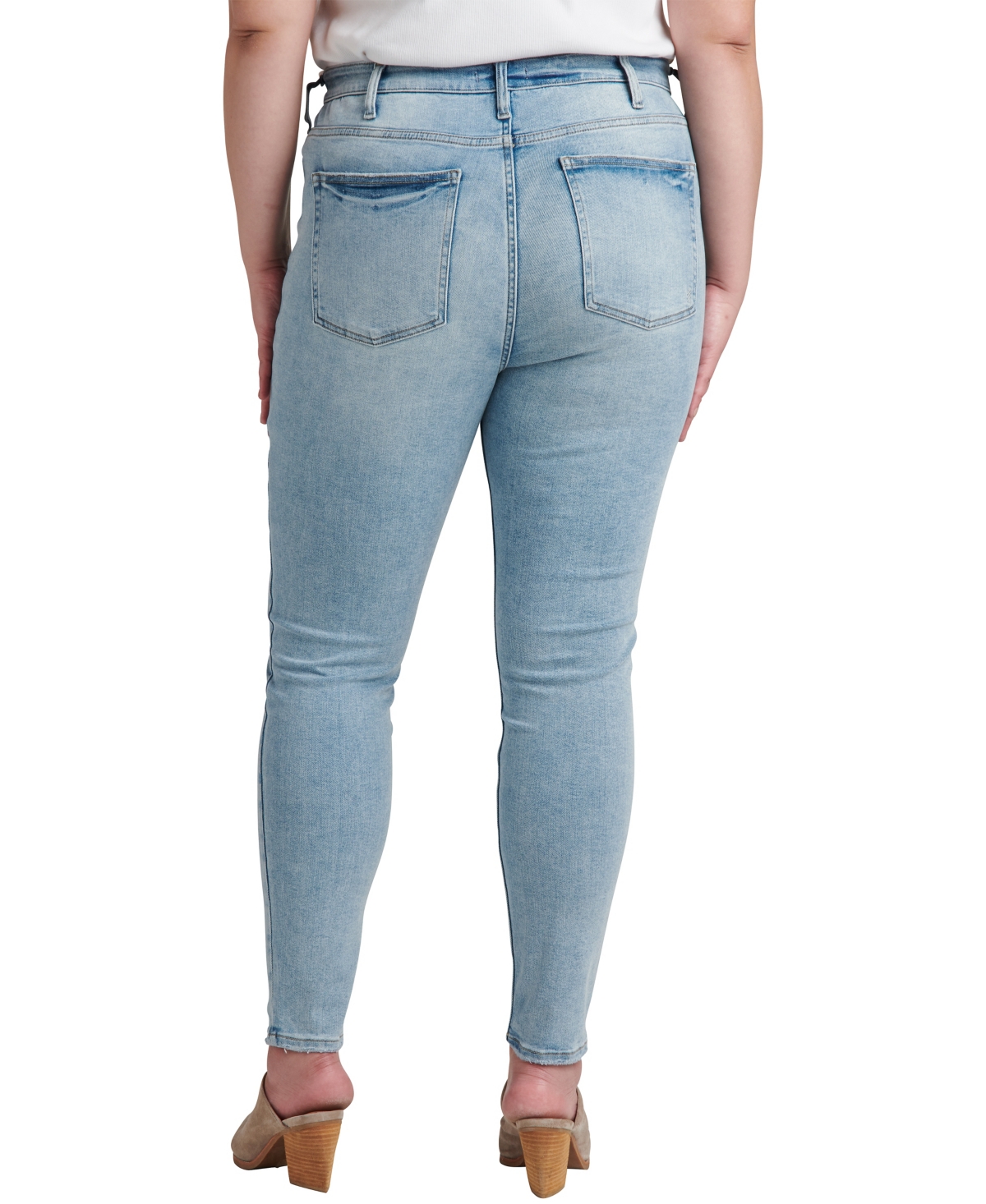 Silver Jeans Co. Women's Infinite Fit One Size Fits Four High Rise Skinny Jeans