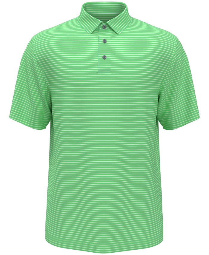 PGA TOUR Men's Feeder Stripe Performance Golf Polo Shirt & Reviews
