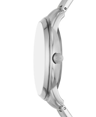 Men's Neutra Silver Tone Stainless Steel Bracelet Watch 42mm