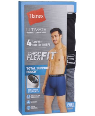 Men's 4-Pk. Ultimate&reg; Comfort Flex Fit&reg; Ultra Soft Boxer Briefs