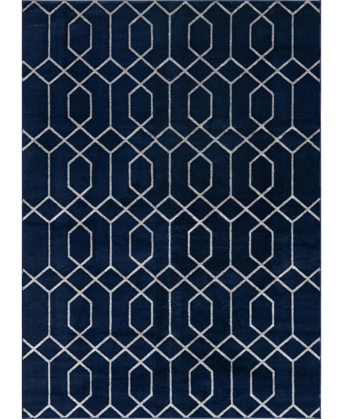 Marilyn Monroe Glam Trellis 7' x 10' Area Rug - Navy