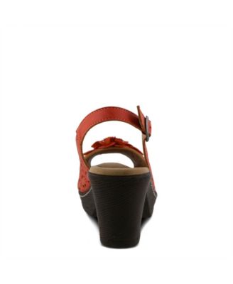 Women's DORIDAY Floral Slingback Peep-Toe Sandals