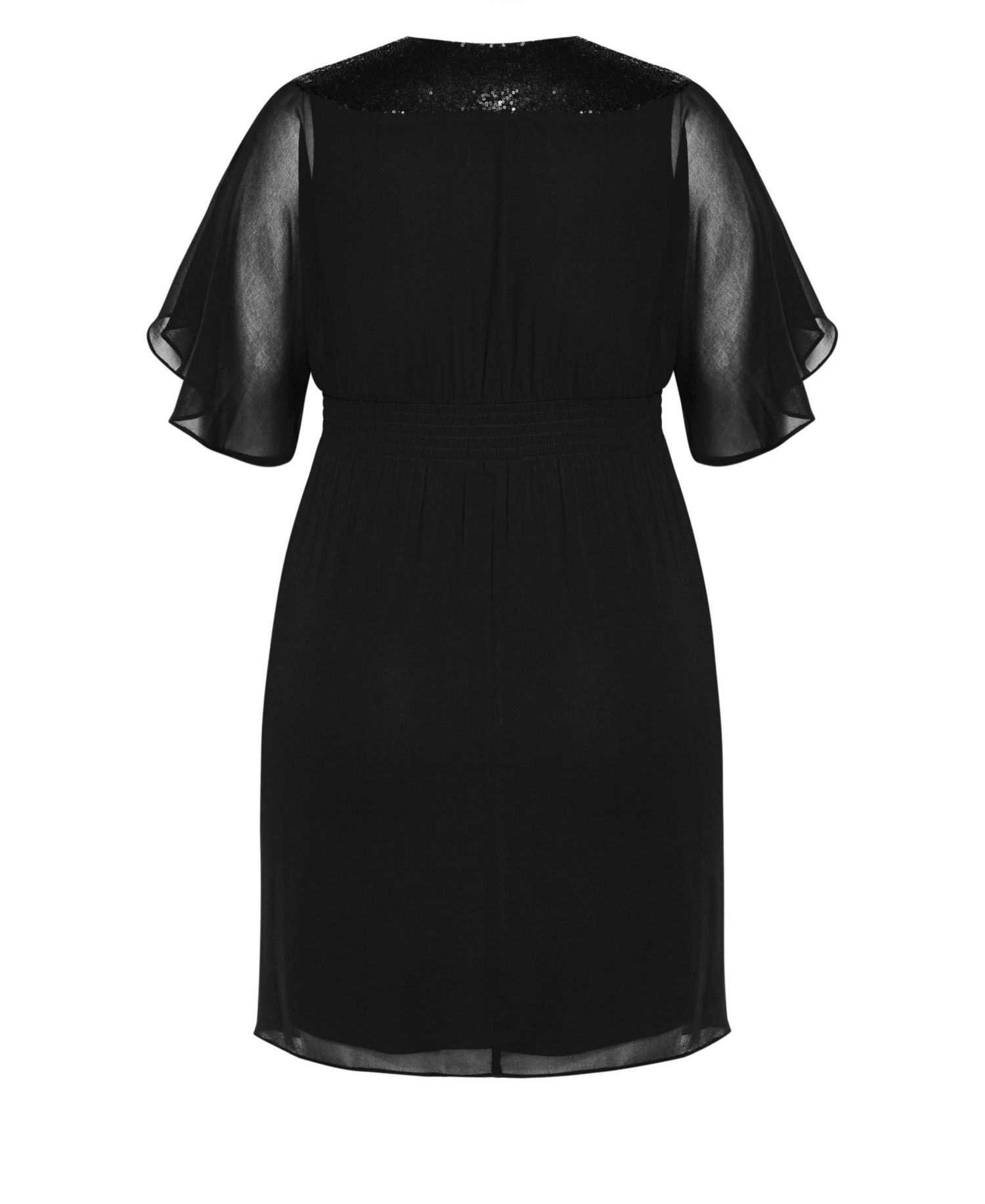 Women's Sequin Wrap Dress