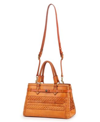 Women's Genuine Leather Lantana Satchel Bag