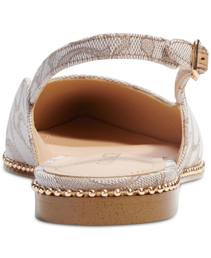 COACH Women's Vae Slingback Flats & Reviews Flats & Loafers Shoes Macy's