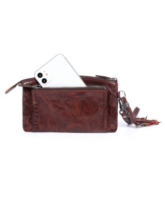 Women's Genuine Leather Bluebell Clutch