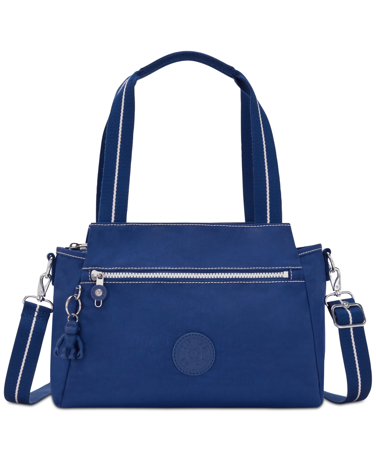 Kipling Elysia Satchel In Admiral Blue Modesens