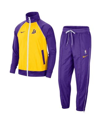 Men's Nike Gold Los Angeles Lakers 75Th Anniversary Courtside Raglan  Full-Zip Jacket And Pants Set - Macy's