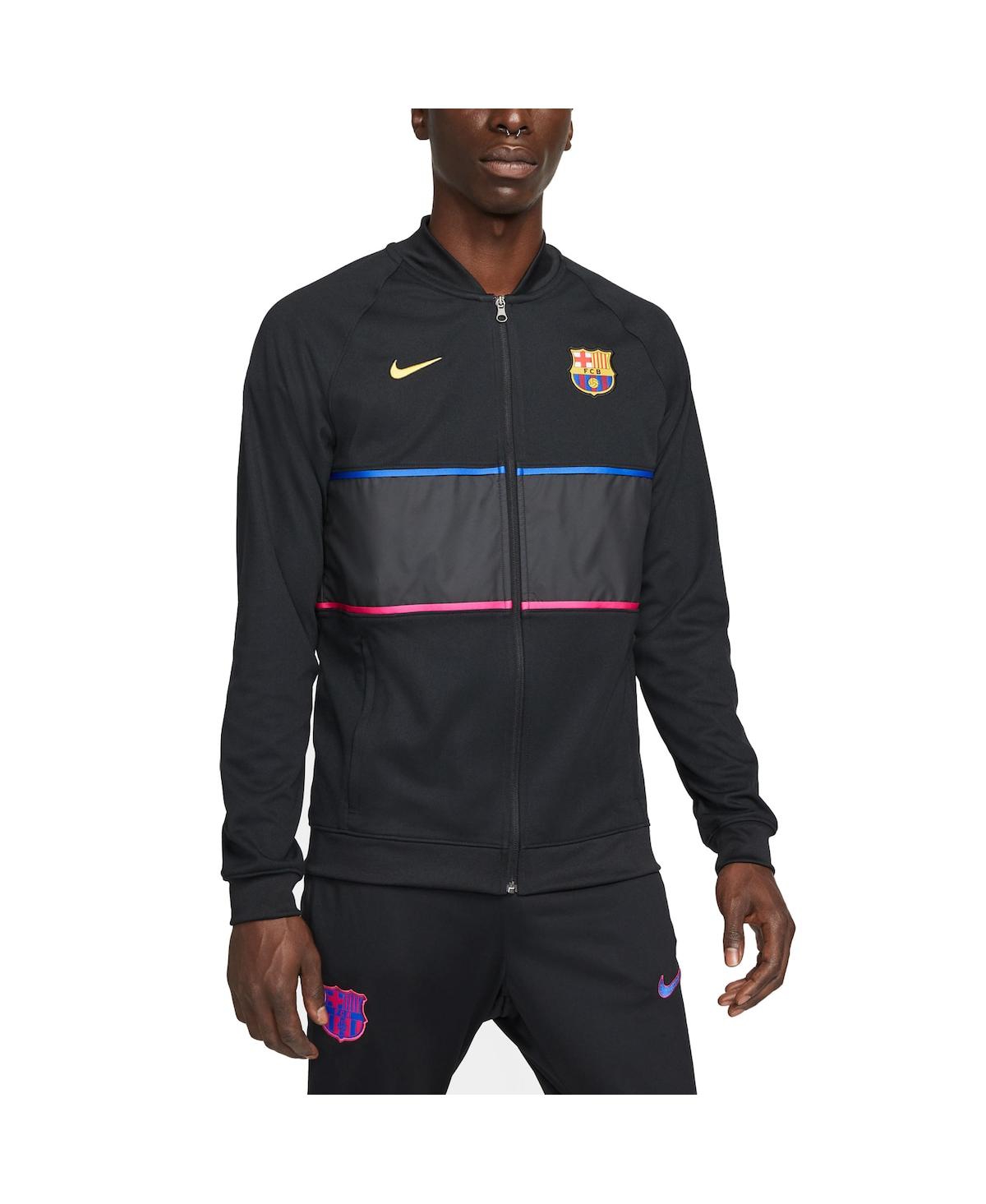 Men's Nike Black Barcelona I96 Anthem Raglan Full-Zip Jacket