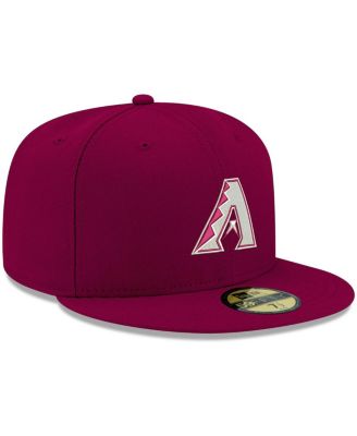 Men's Cardinal Arizona Diamondbacks Logo White 59FIFTY Fitted Hat