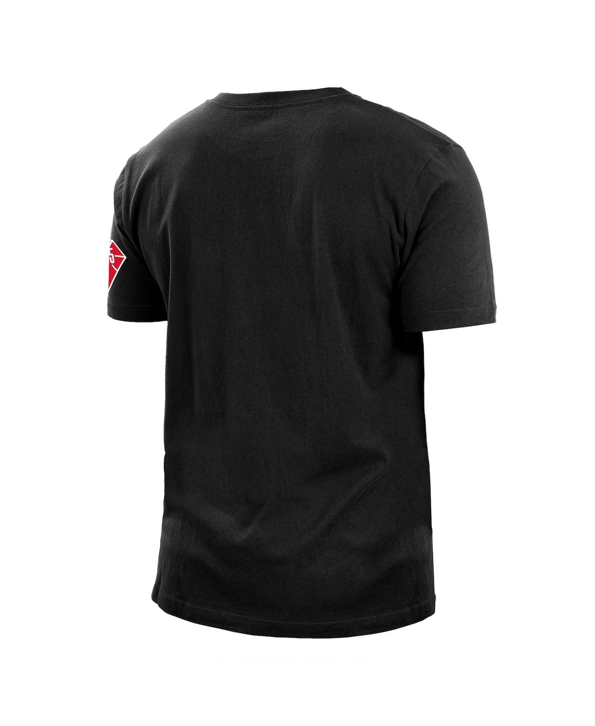 Men's New EraUtah Jazz 2021/22 City Edition Brushed Jersey T-shirt - Black