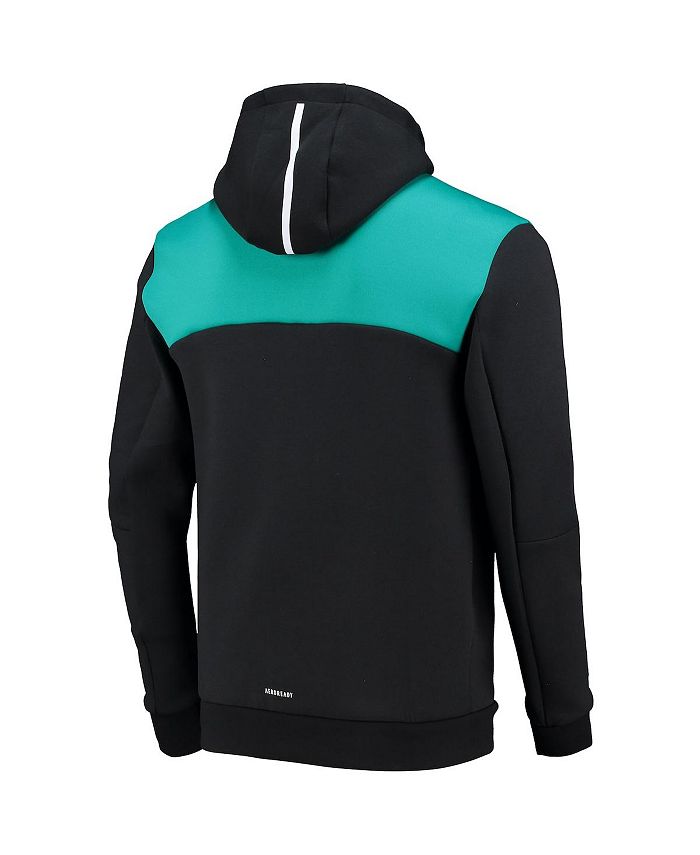 adidas Men's Black Real Madrid Zne Aeroready FullZip Hoodie Jacket Macy's