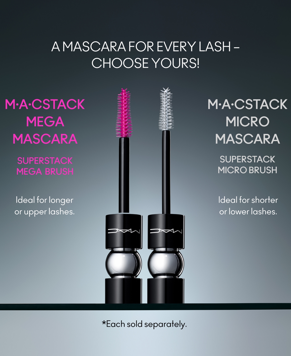Shop Mac Stack Mascara In Superstack Mega Brush- Black Stack