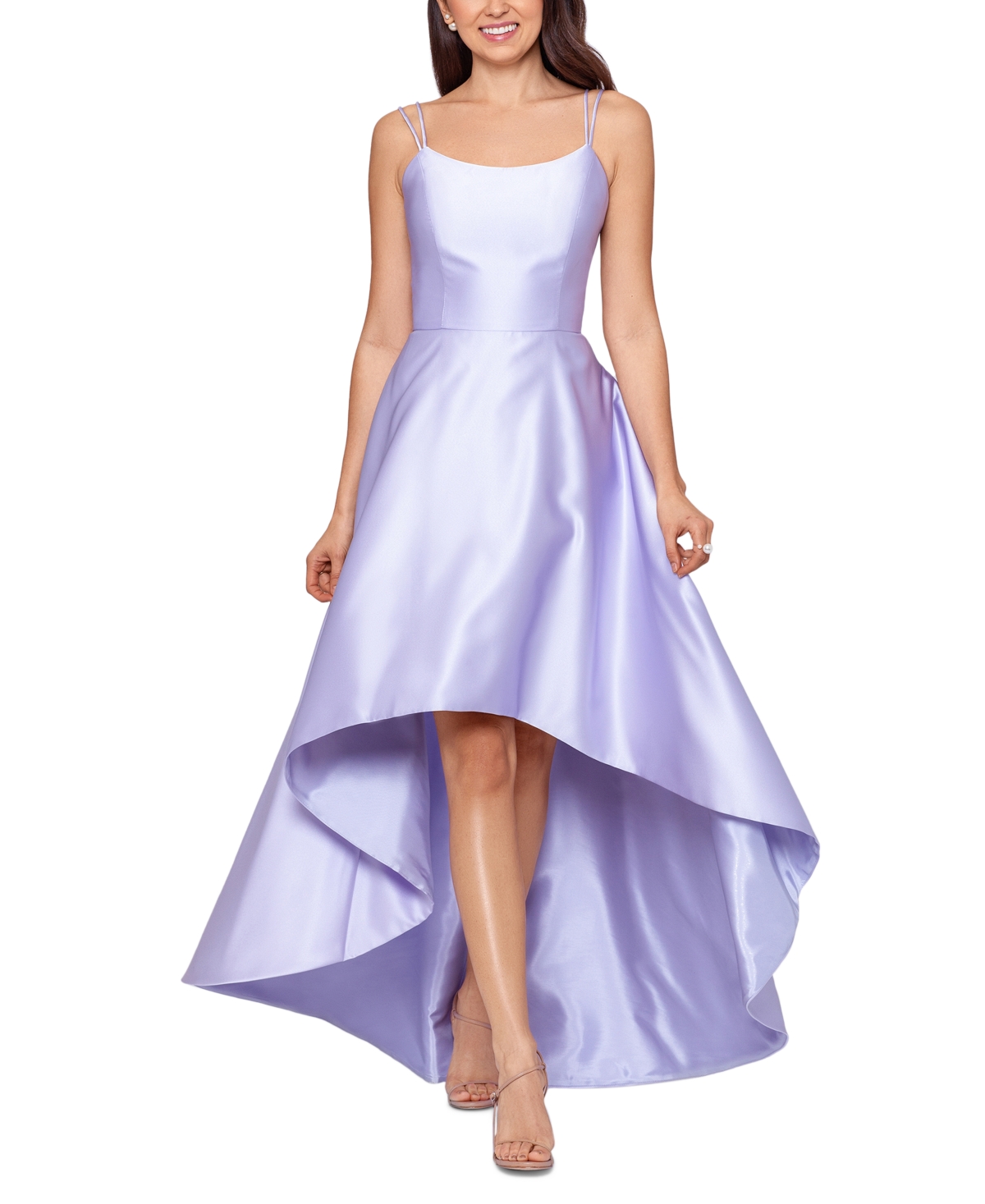 xscape high low gown