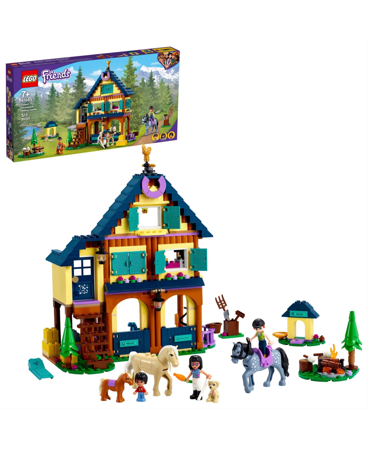 UPC 673419341967 product image for Lego Forest Horseback Riding Center 511 Pieces Toy Set | upcitemdb.com