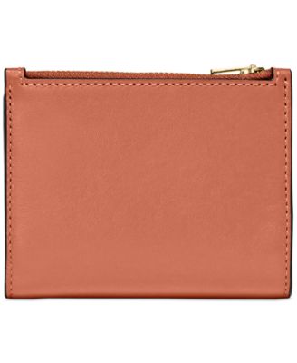 COACH Smooth Leather Bifold Snap Wallet