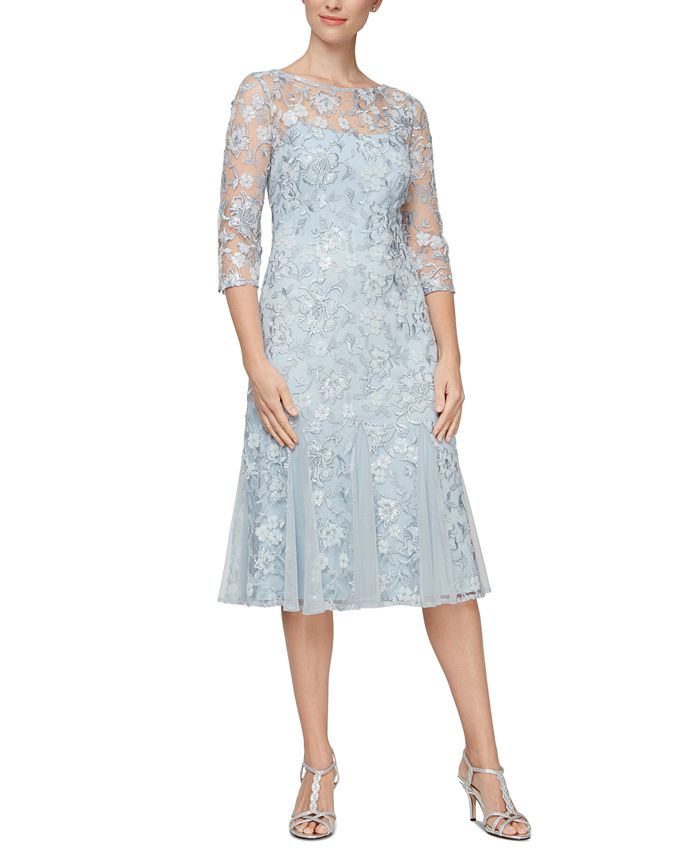 Alex evenings sales midi dresses