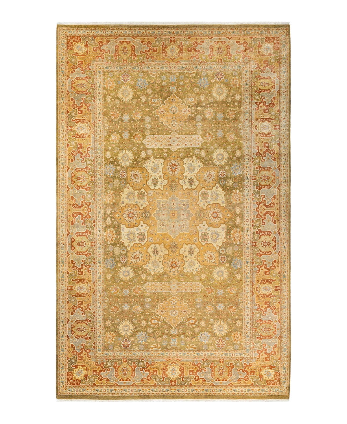 Closeout! Adorn Hand Woven Rugs Mogul M16261 8'2in x 13'3in Area Rug - Green