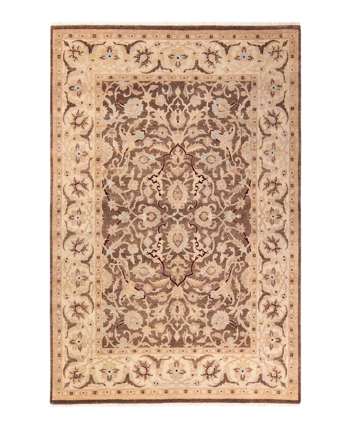 Closeout! Adorn Hand Woven Rugs Eclectic M16125 6' x 9'2in Area Rug - Brown