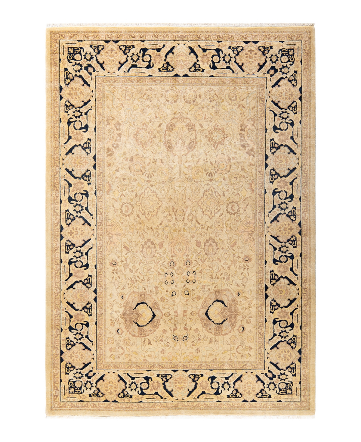 Closeout! Adorn Hand Woven Rugs Mogul M14228 6'1in x 8'9in Area Rug - Ivory