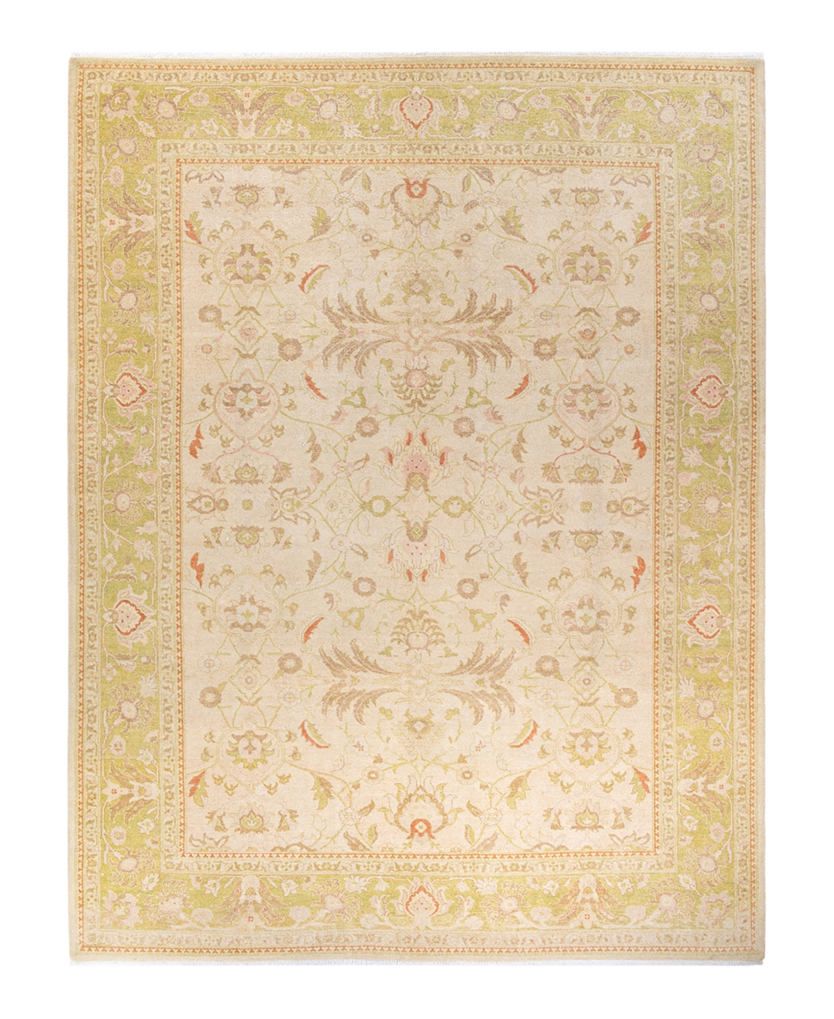 Closeout! Adorn Hand Woven Rugs Eclectic M1482 9'3in x 12'4in Area Rug - Ivory