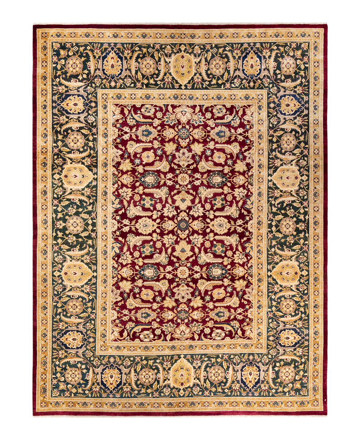 Closeout! Adorn Hand Woven Rugs Mogul M140409 9'2in x 12'6in Area Rug - Red