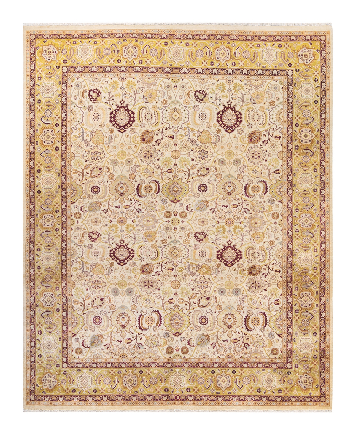 Closeout! Adorn Hand Woven Rugs Mogul M12208 8'3in x 10'5in Area Rug - Ivory