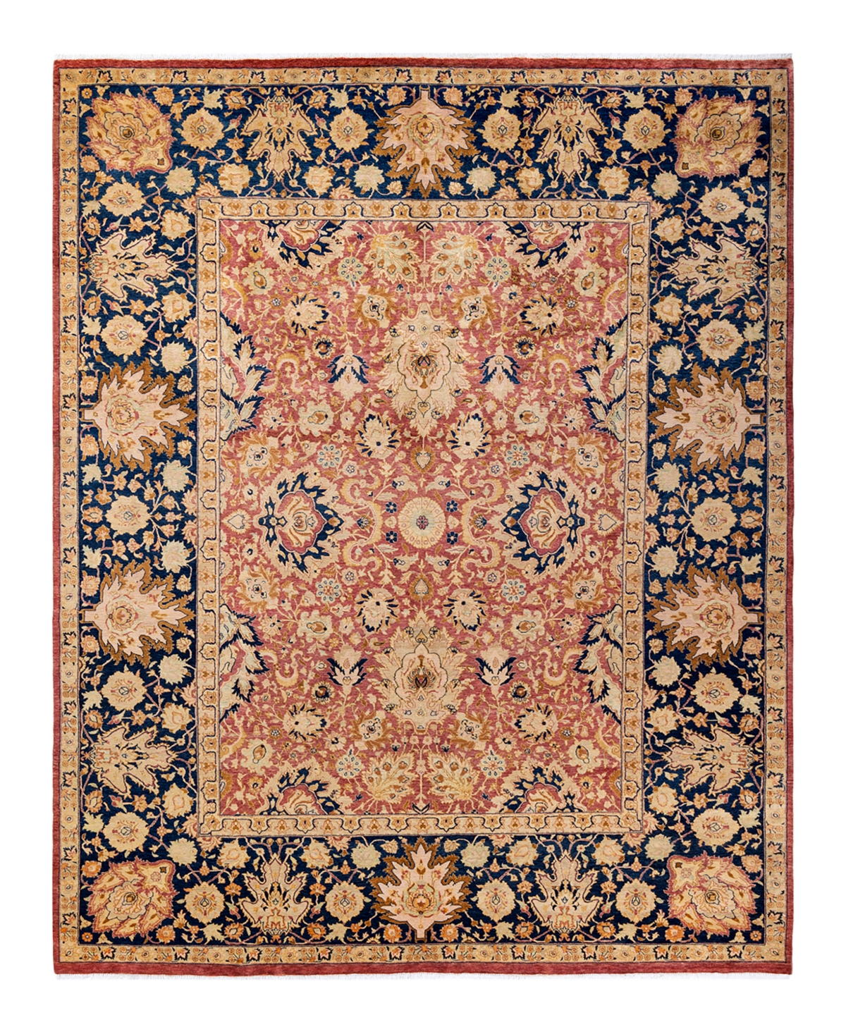 Closeout! Adorn Hand Woven Rugs Mogul M118204 8'2in x 10'3in Area Rug - Orange
