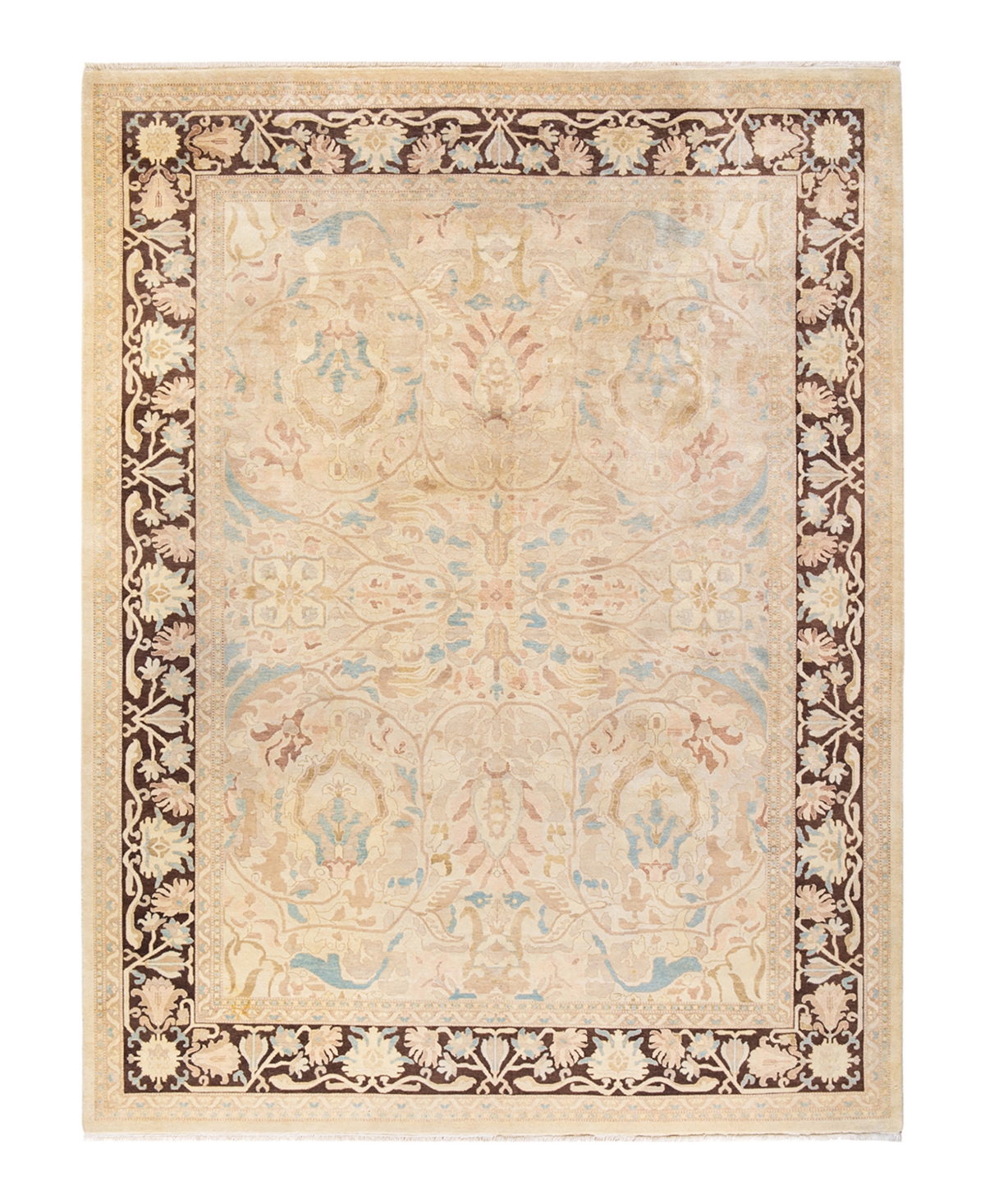 Closeout! Adorn Hand Woven Rugs Eclectic M16047 9'1in x 12' Area Rug - Ivory
