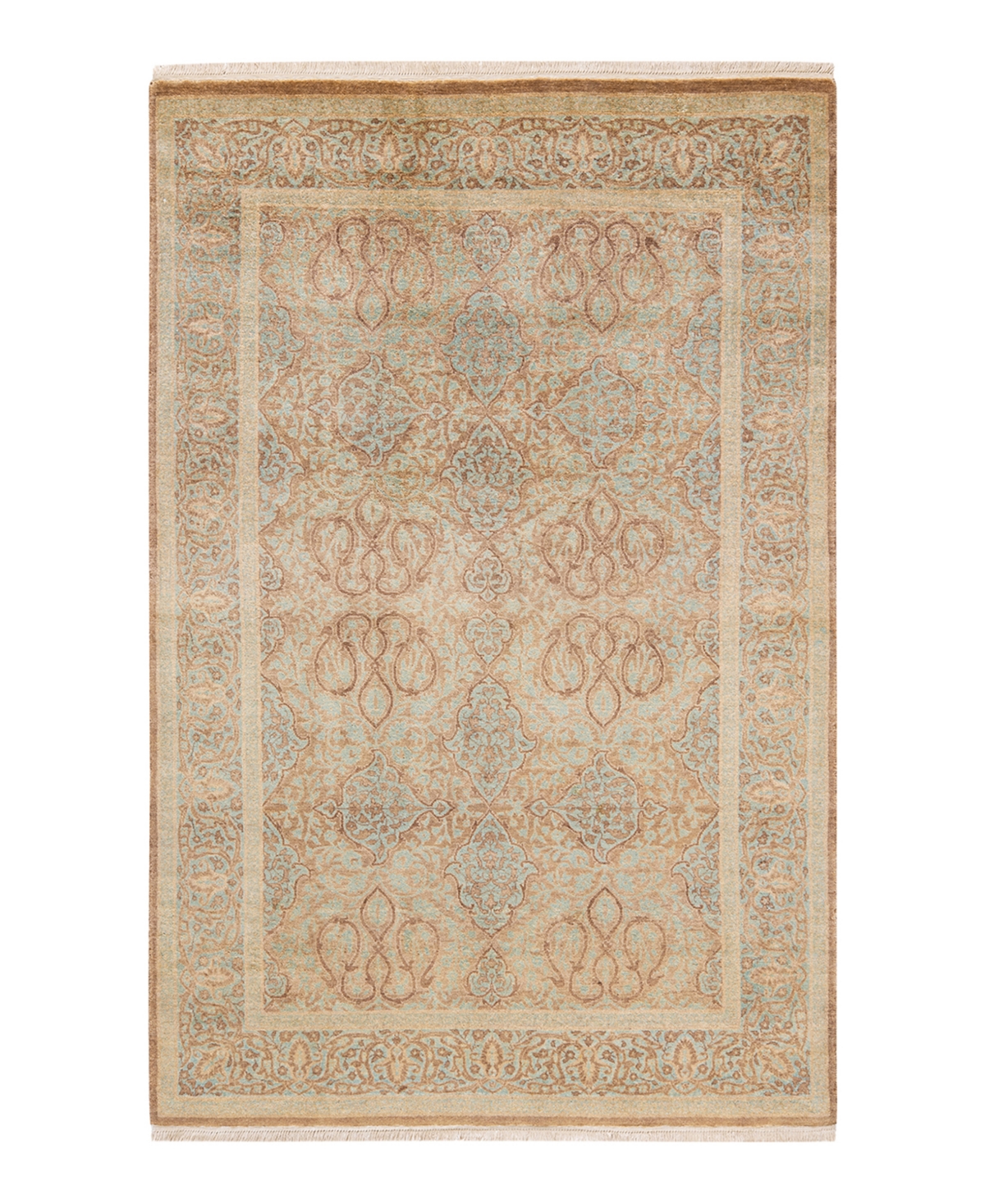 Closeout! Adorn Hand Woven Rugs Mogul M1589 4' x 6'2in Area Rug - Brown