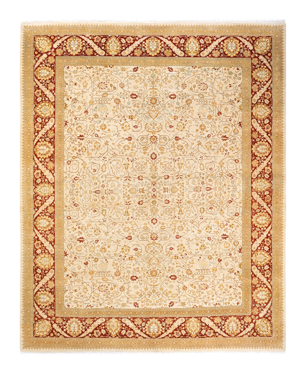 Closeout! Adorn Hand Woven Rugs Mogul M1602 8'2in x 10'4in Area Rug - Ivory