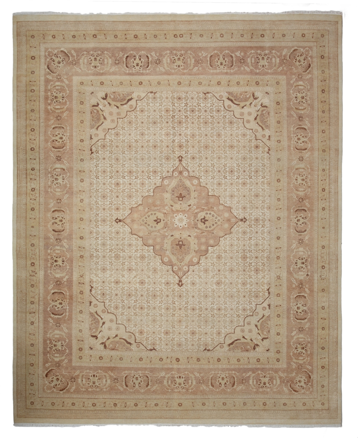 Closeout! Adorn Hand Woven Rugs Mogul M17217 8'3in x 10'3in Area Rug - Ivory
