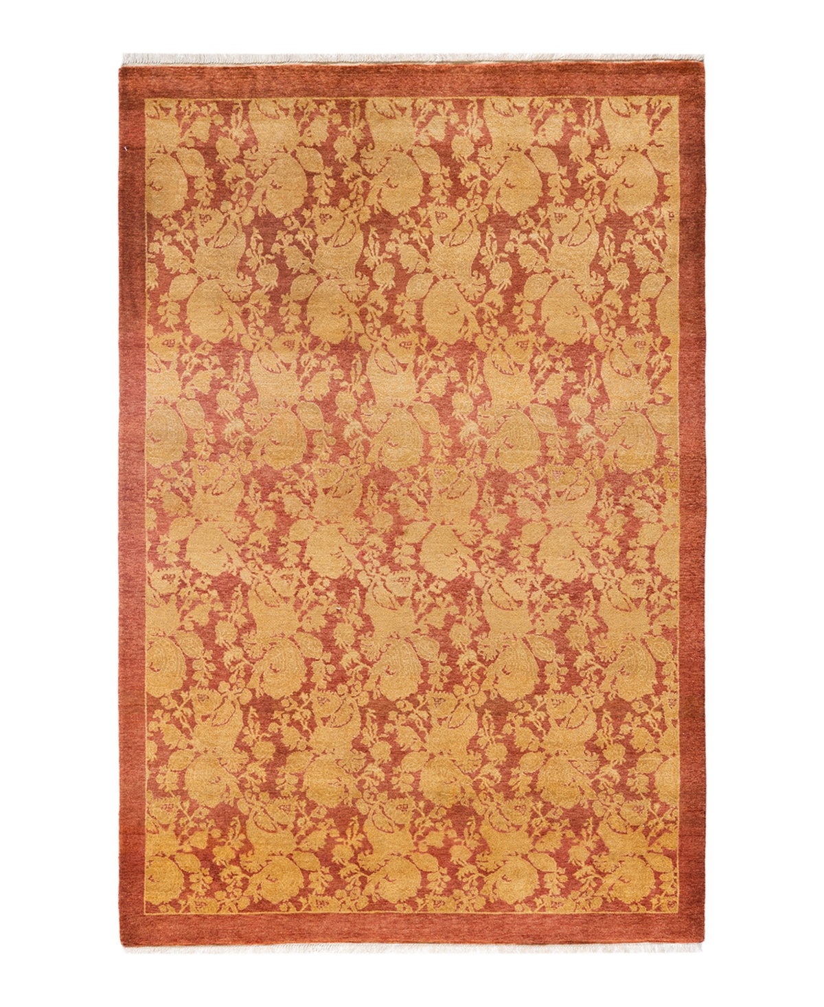 Closeout! Adorn Hand Woven Rugs Mogul M164451 4'1in x 6'1in Area Rug - Pink