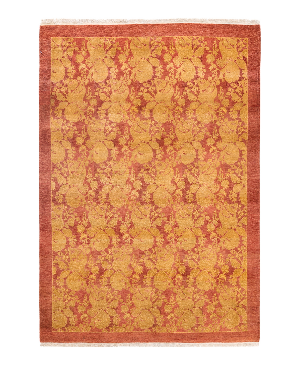 Closeout! Adorn Hand Woven Rugs Mogul M1530 4'3in x 6'1in Area Rug - Pink