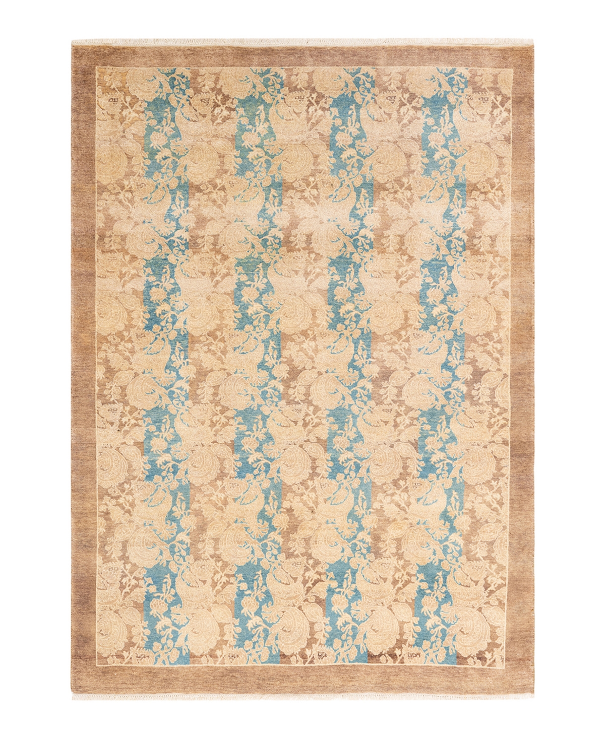 Closeout! Adorn Hand Woven Rugs Mogul M15835 4'2in x 5'10in Area Rug - Brown