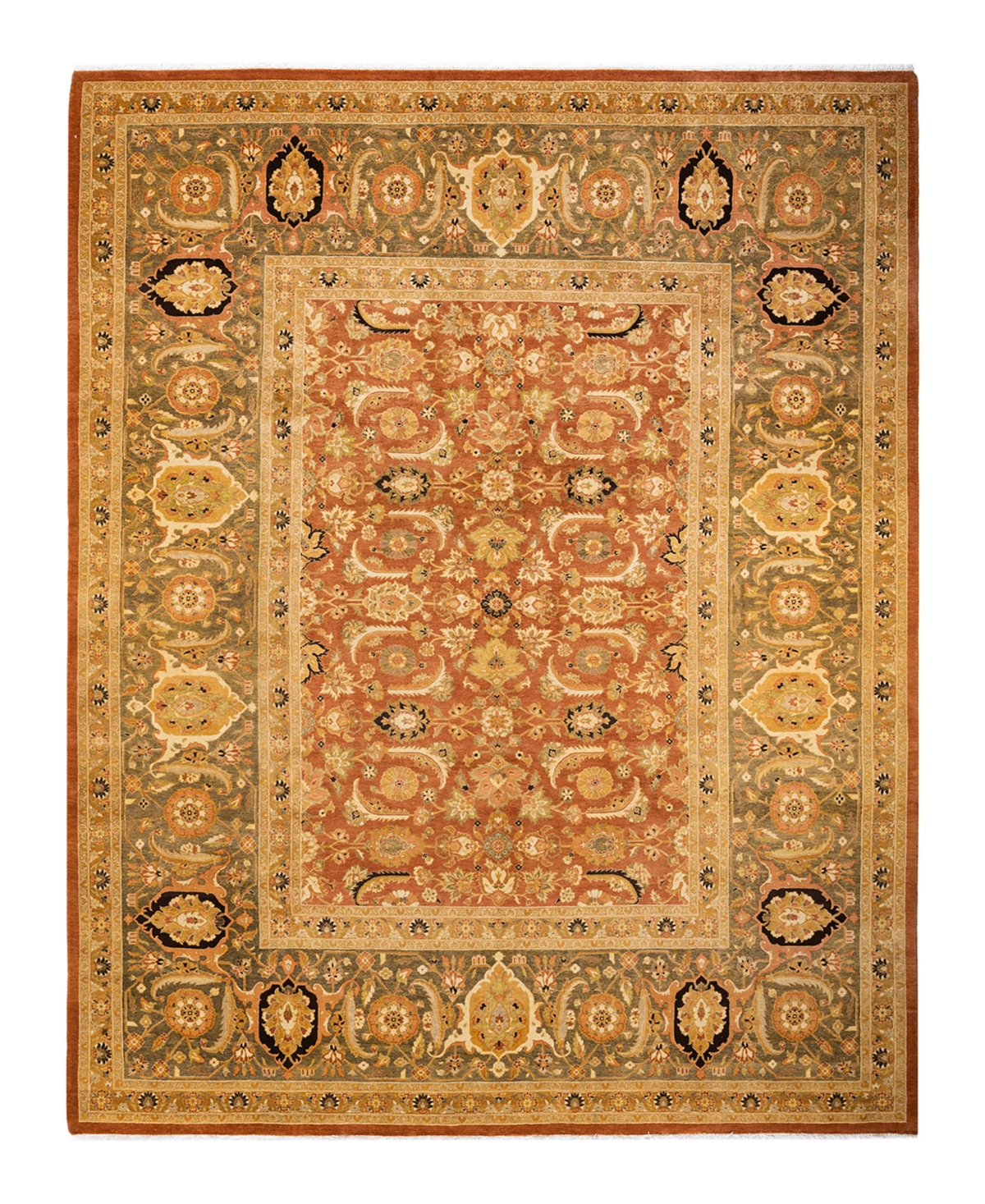 Closeout! Adorn Hand Woven Rugs Mogul M149470 8'3in x 10'8in Area Rug - Brown
