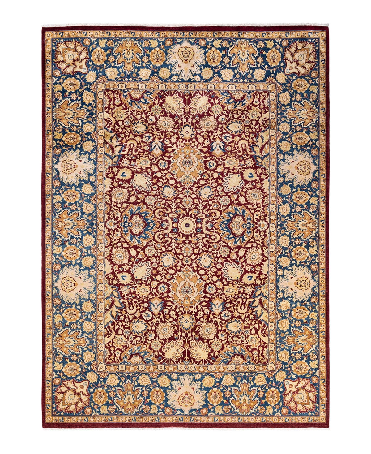 Closeout! Adorn Hand Woven Rugs Mogul M116557 6'2in x 8'9in Area Rug - Red