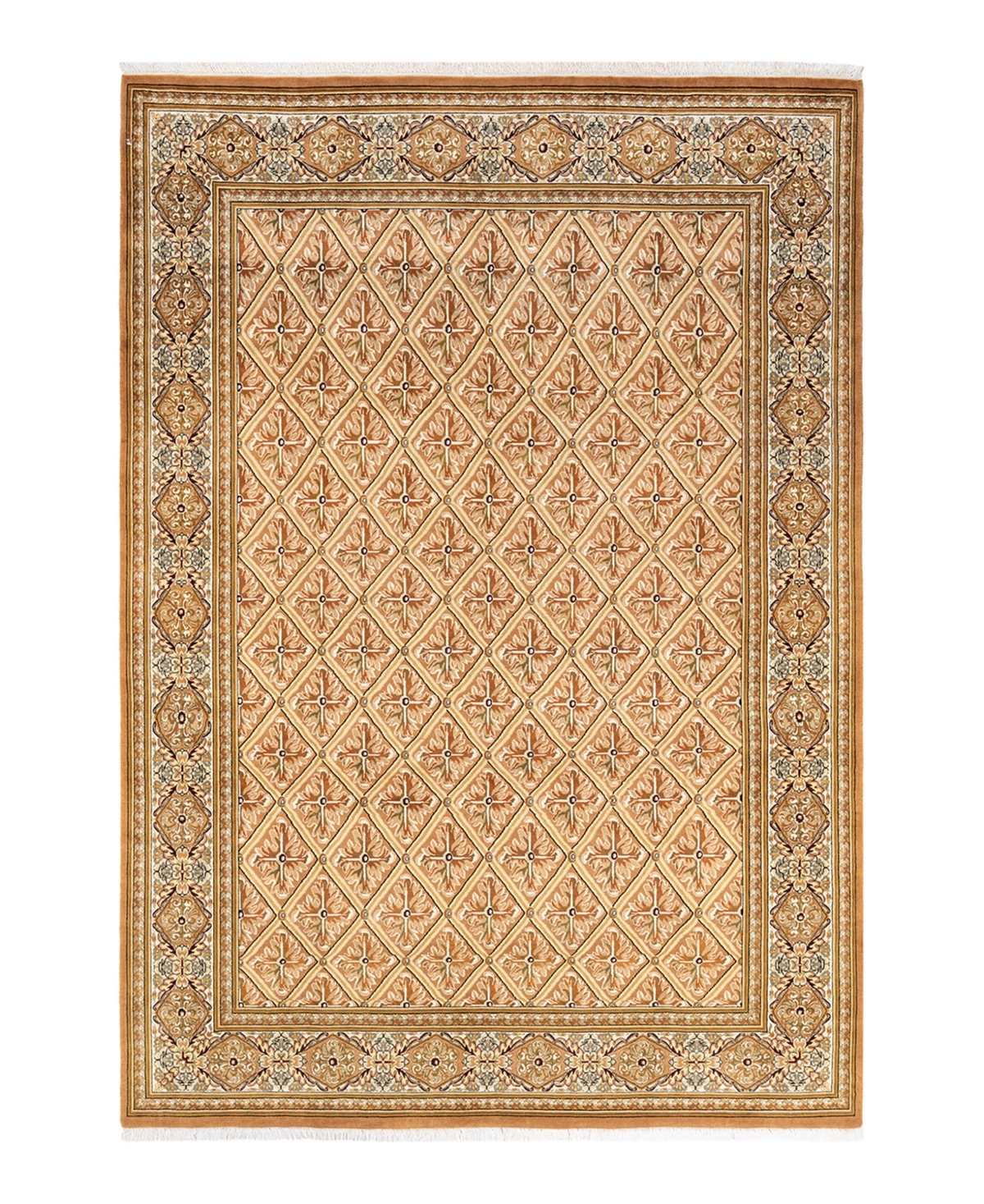 Closeout! Adorn Hand Woven Rugs Mogul M138580 6'2in x 8'10in Area Rug - Yellow