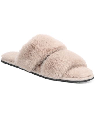 macy's fuzzy slippers