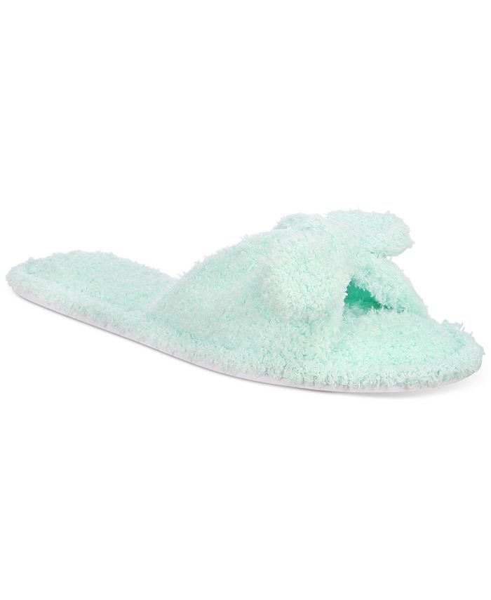 Charter Club Women s Terry Knot Slide Slippers Created for Macy s