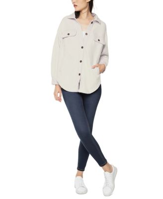 Black Tape - Fuzzy Elbow Patch Jacket