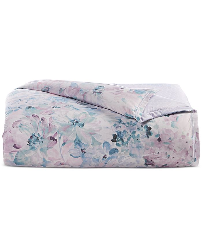 Hotel Collection CLOSEOUT! Primavera Floral Comforter, Full/Queen ...