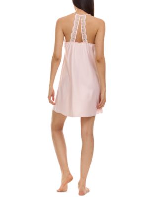 Kit Matte Heart Lace Chemise Lingerie Nightgown