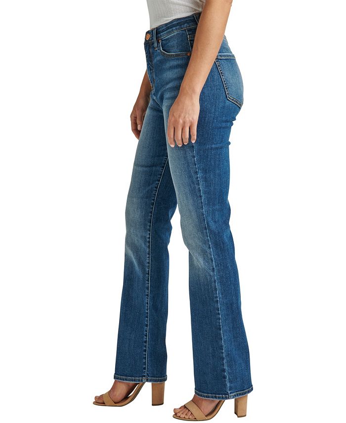JAG Jeans Women's Phoebe High Rise Cropped Bootcut Jeans - Best Kept Secret Technology, Power Stretch